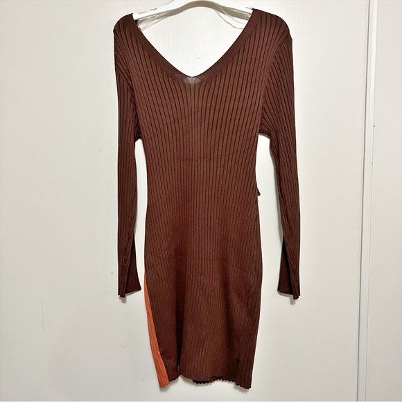 Fashion Nova Autumn Falls Sweater Mini Dress 2X NWT - Picture 4 of 9